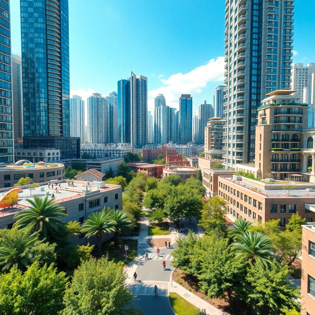 Архитектура в городе будущего: резкие переходы к устойчивому развитию