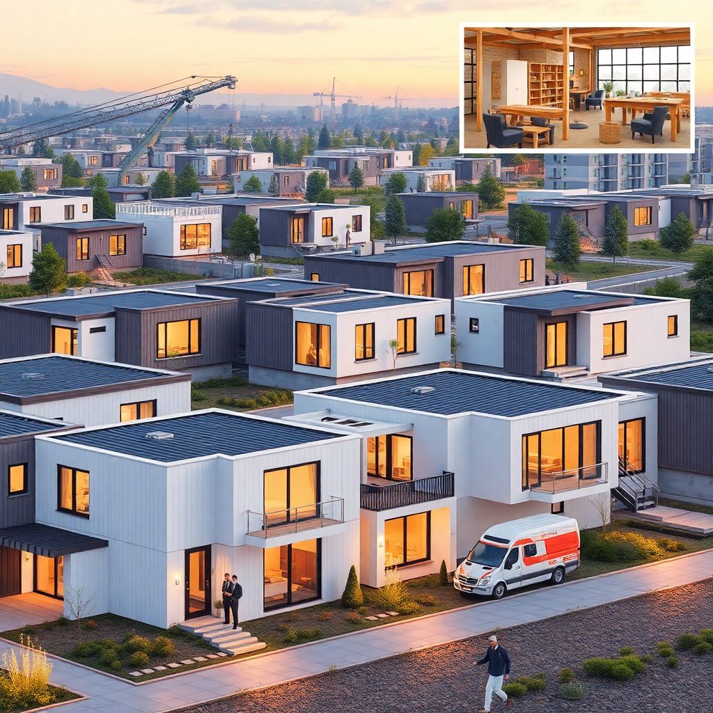 Инновации в строительстве: модульные дома и быстрая сборка жилья