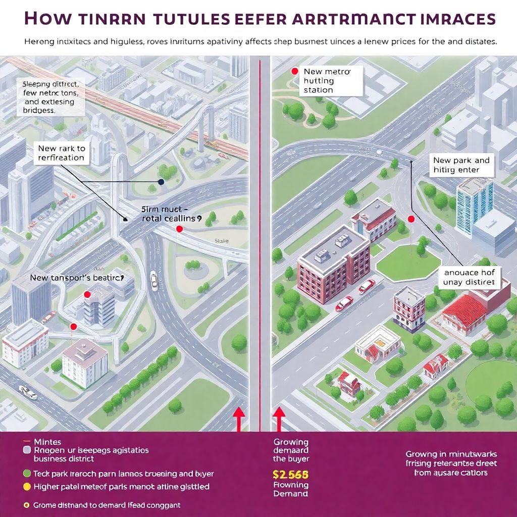 Влияние инфраструктурных проектов на стоимость жилья в городе и пригороде