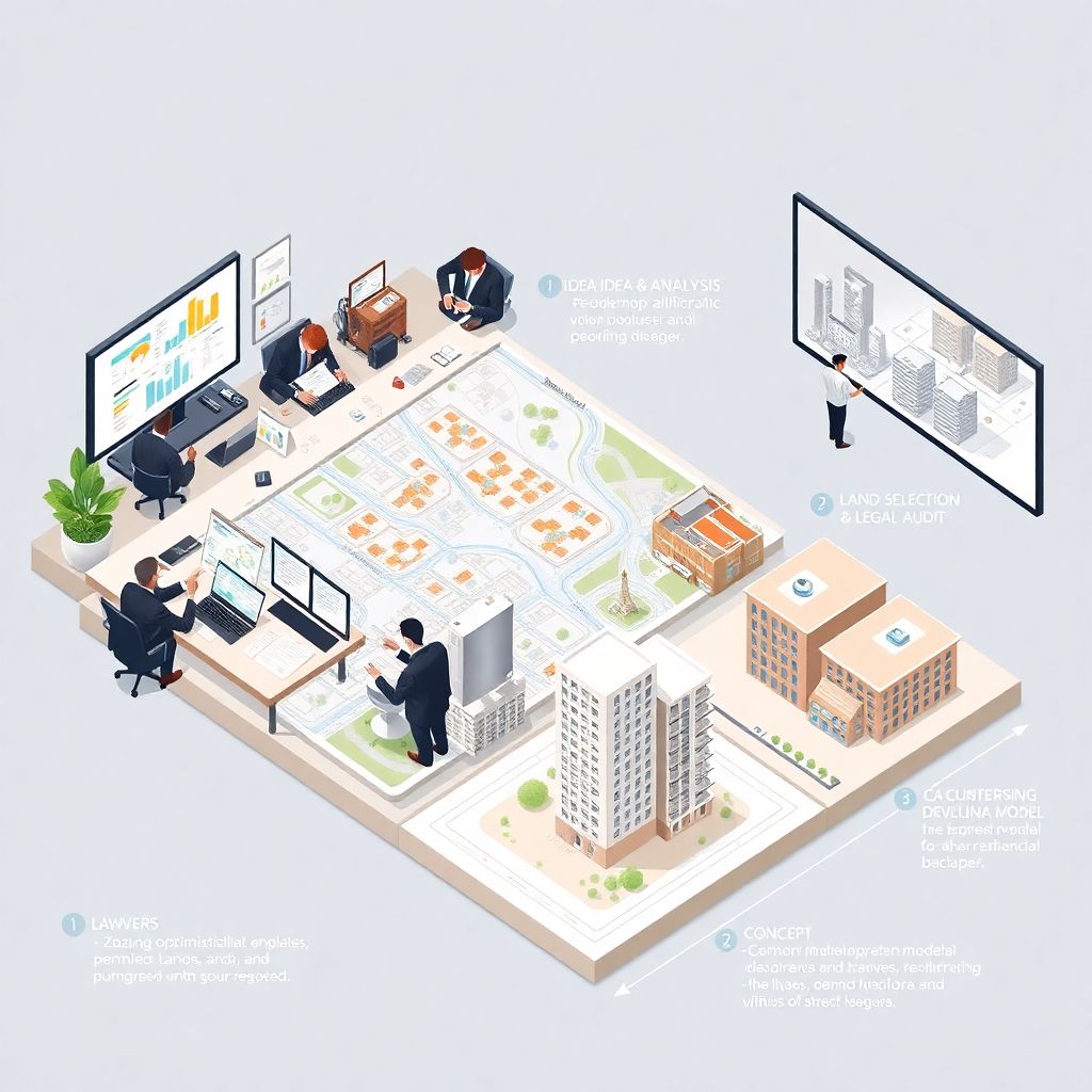 От идеи до разрешения на строительство: ключевые этапы работы девелопера